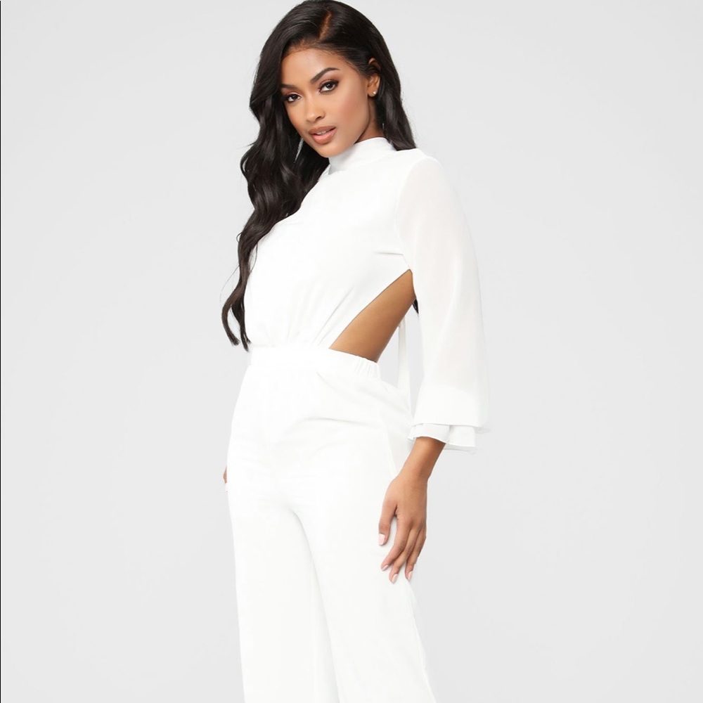 All White Jumpsuit